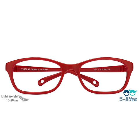 Hooper Online Red Full Rim Rectangle right side Hooper Online Red Full Rim Rectangle right side
