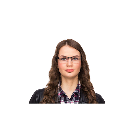 Vincent Chase Online Black Half Rim Rectangle left side