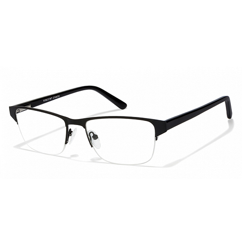 Vincent Chase Online Black Half Rim Rectangle right side
