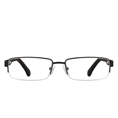 Vincent Chase Online Black Half Rim Rectangle left side