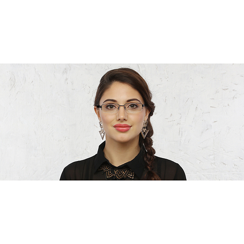 Vincent Chase Online Black Half Rim Rectangle right side