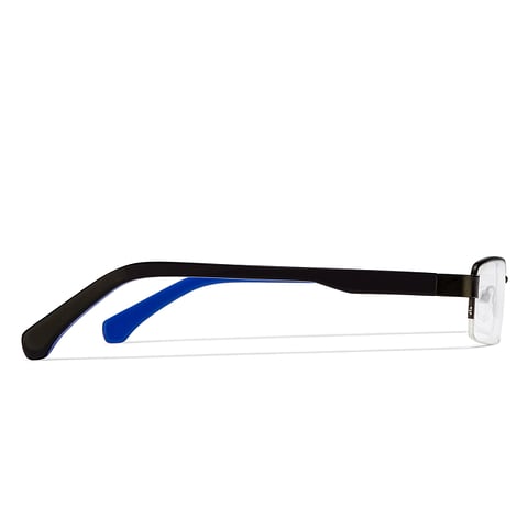 Vincent Chase Online Black Half Rim Rectangle right side