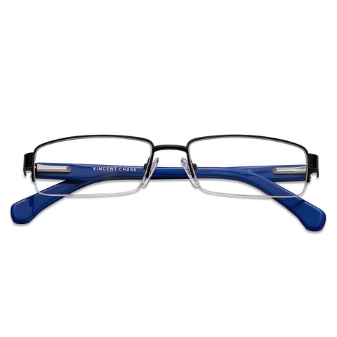 Vincent Chase Online Black Half Rim Rectangle right side