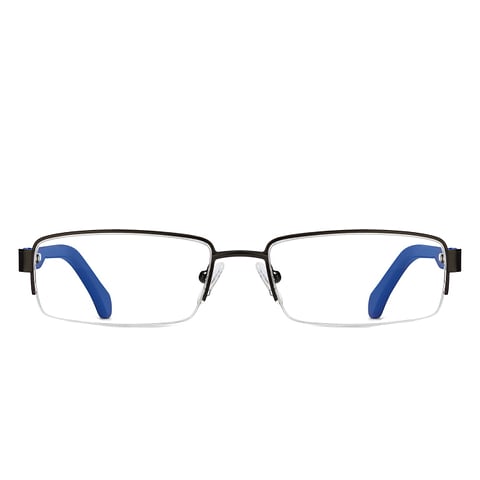 Vincent Chase Online Black Half Rim Rectangle left side