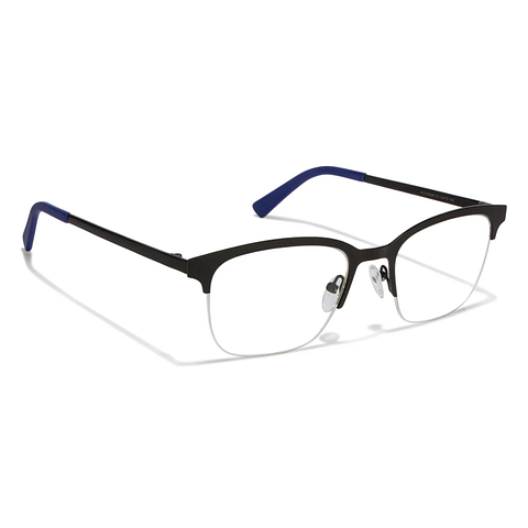 Vincent Chase Online Black Half Rim Square left side