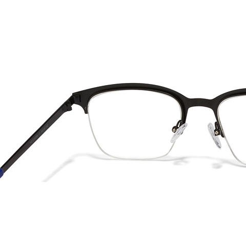 Vincent Chase Online Black Half Rim Square left side