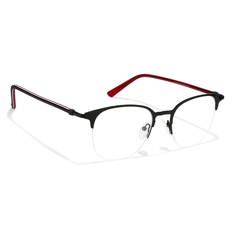 Vincent Chase Online Black Half Rim Square left side