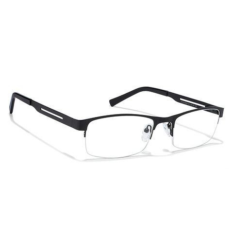 Vincent Chase Online Black Half Rim Rectangle left side