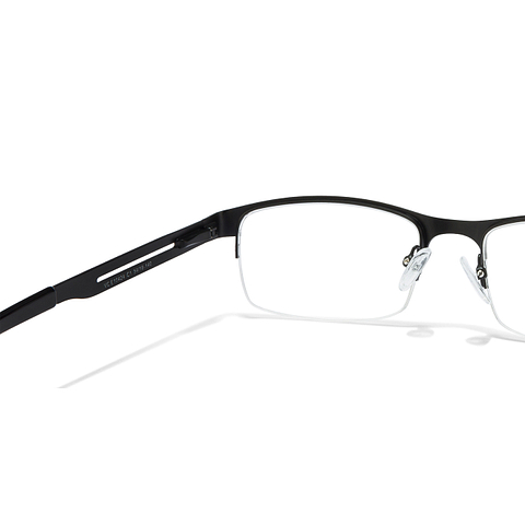 Vincent Chase Online Black Half Rim Rectangle left side