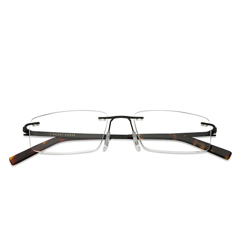 Vincent Chase Online Black Rimless Rectangle right side