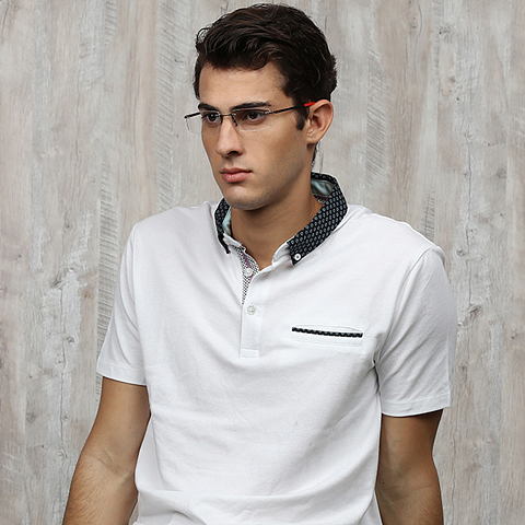 Vincent Chase Online Black Rimless Rectangle left side