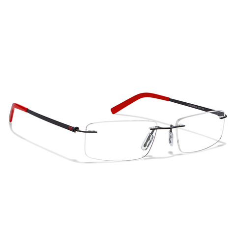 Vincent Chase Online Black Rimless Rectangle left side