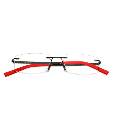 Vincent Chase Online Black Rimless Rectangle right side