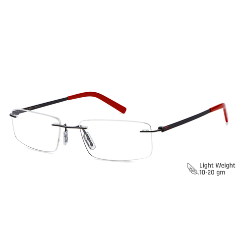 Vincent Chase Online Black Rimless Rectangle right side