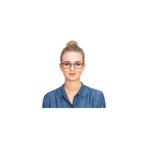 Vincent Chase Online Sky Blue Full Rim Rectangle left side
