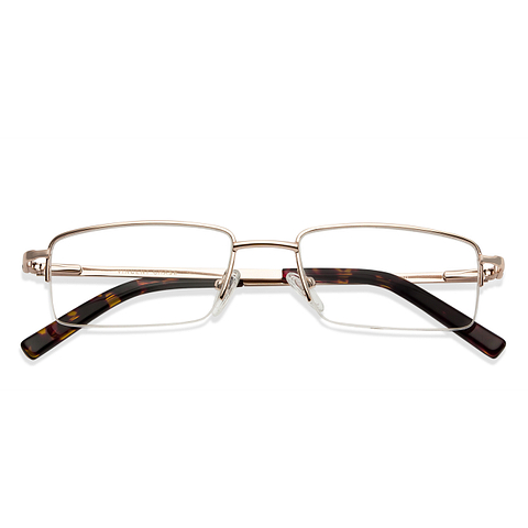Vincent Chase Online Gold Half Rim Rectangle right side