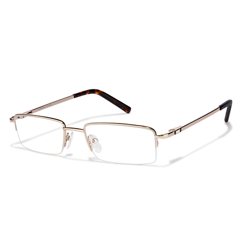 Vincent Chase Online Gold Half Rim Rectangle left side