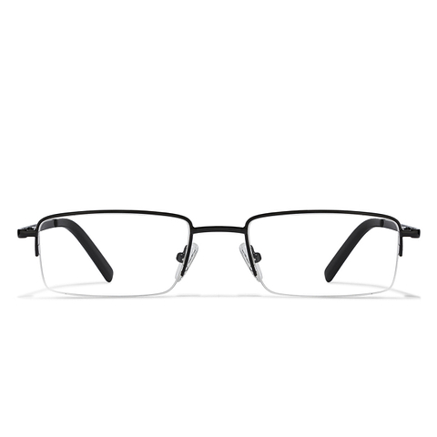 Vincent Chase Online Black Half Rim Rectangle left side