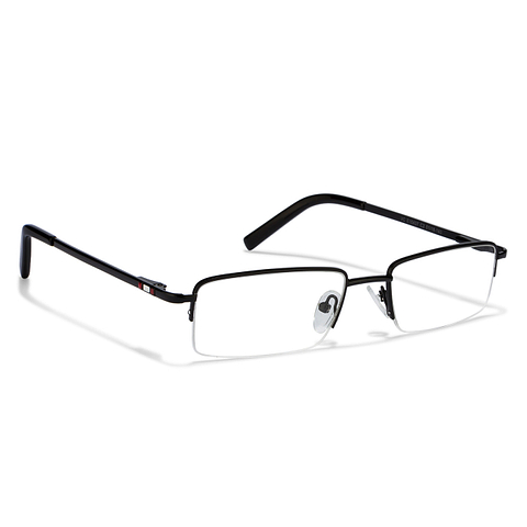 Vincent Chase Online Black Half Rim Rectangle left side