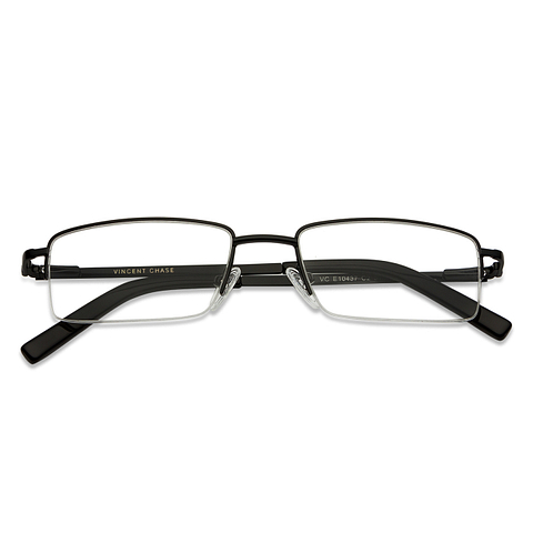 Vincent Chase Online Black Half Rim Rectangle right side