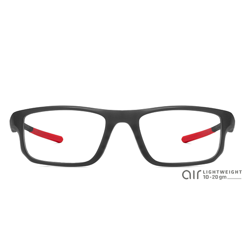 Lenskart Air Online Light Gray Full Rim Rectangle left side