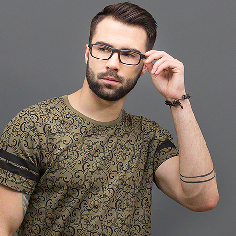 Lenskart Air Online Black Full Rim Rectangle right side