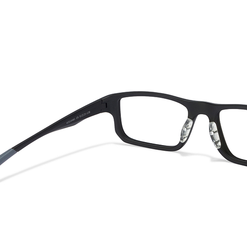 Lenskart Air Online Matte Black Full Rim Rectangle right side