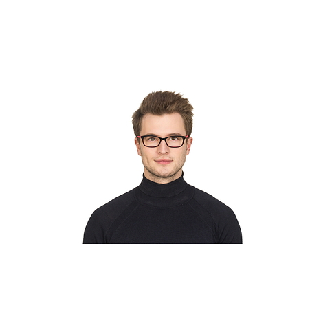 Vincent Chase Online Red Full Rim Rectangle left side