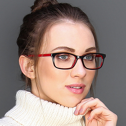 Vincent Chase Online Red Full Rim Rectangle right side