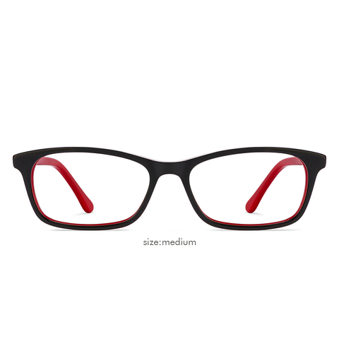 Vincent Chase Online Red Full Rim Rectangle left side
