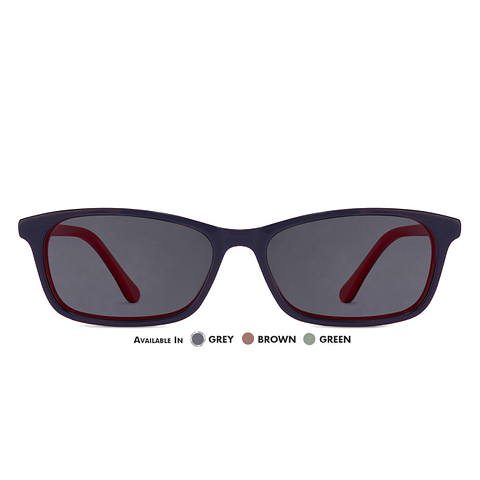 Vincent Chase Online Sky Blue Full Rim Rectangle left side
