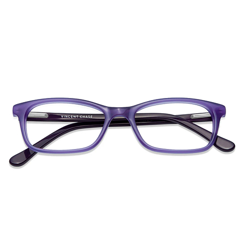 Vincent Chase Online Purple Transparent Full Rim Rectangle right side