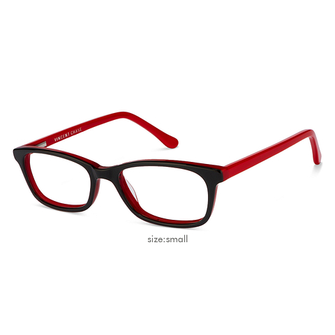 Vincent Chase Online Black Red Full Rim Rectangle right side