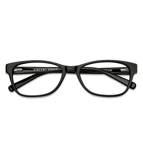 Vincent Chase Online Black Full Rim Cat Eye left side