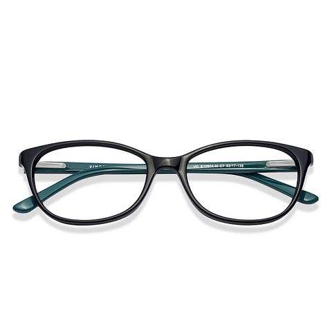 Vincent Chase Online Black Full Rim Cat Eye left side