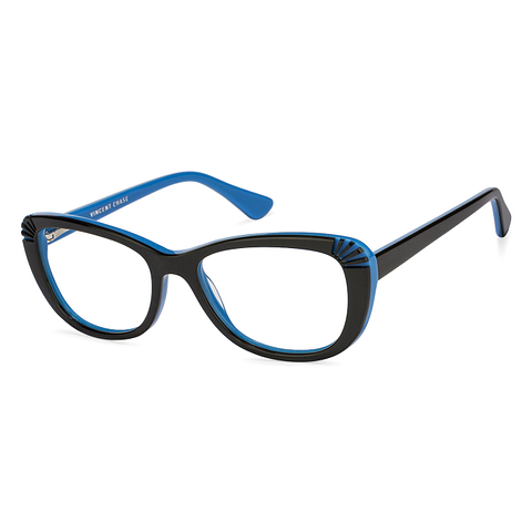 Vincent Chase Online Black Blue Full Rim Cat Eye left side