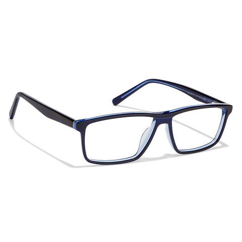 【気質アップ】 Buy Blue Transparent Full Rim Rectangle Vincent Chase メイク道具・化粧小物