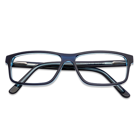 Vincent Chase Online Blue Transparent Full Rim Rectangle left side
