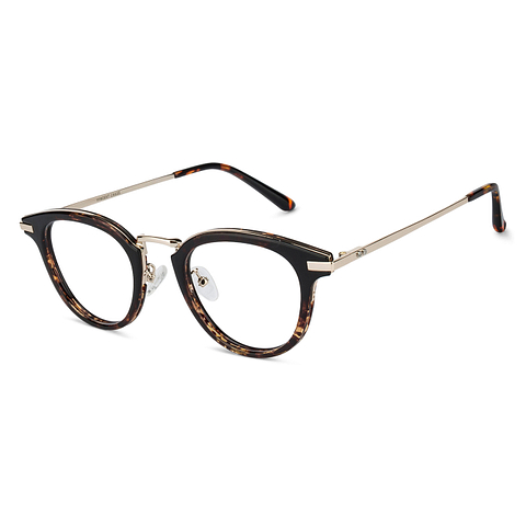 Lenskart Air Online Tortoise Golden Full Rim Round right side