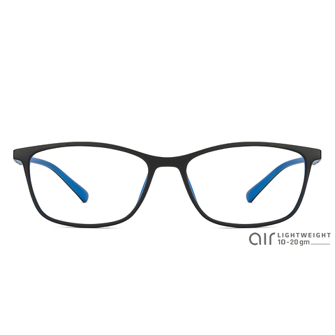 Lenskart Air Online Black Full Rim Rectangle left side