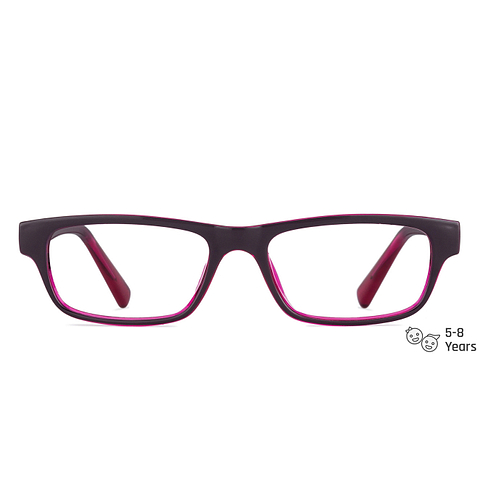 Hooper Online Purple Transparent Full Rim Rectangle right side