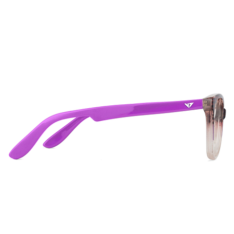 Hooper Online Brown Transparent Full Rim Cat Eye left side