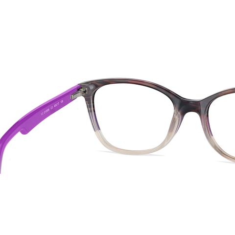 Hooper Online Brown Transparent Full Rim Cat Eye right side