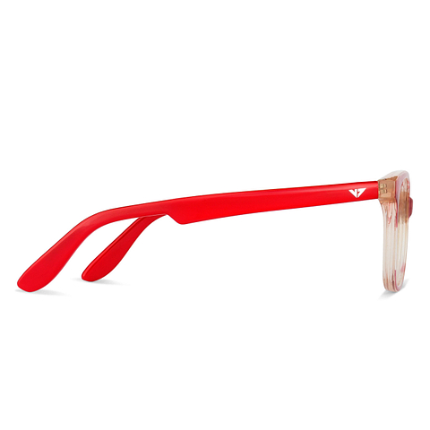 Hooper Online Brown Transparent Full Rim Cat Eye left side