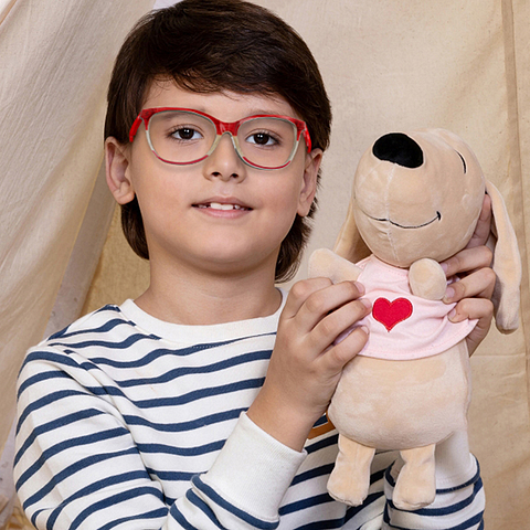 Hooper Online Brown Transparent Full Rim Cat Eye right side