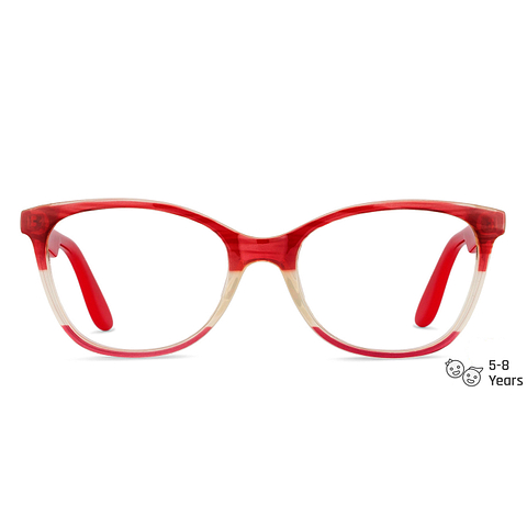 Hooper Online Brown Transparent Full Rim Cat Eye left side