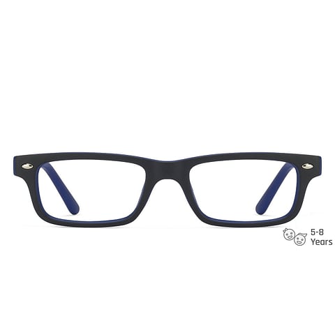 Hooper online Grey Blue Full Rim Rectangle left side