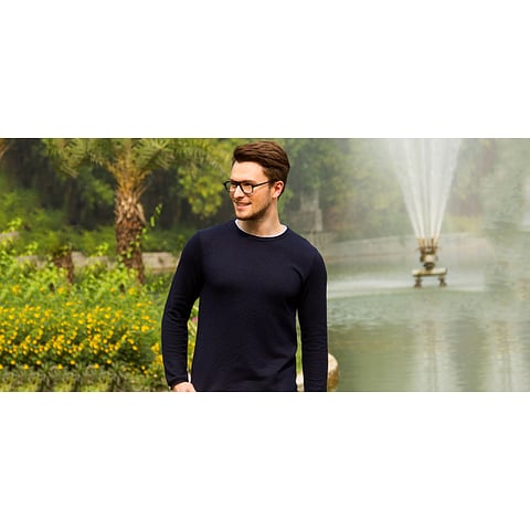 Vincent Chase Online Black Full Rim Aviator left side