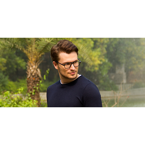 Vincent Chase Online Black Full Rim Aviator right side