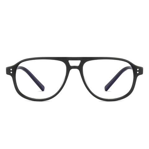 Vincent Chase Online Black Full Rim Aviator left side
